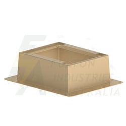 FB7B beige fibreglass pillar cabinet base